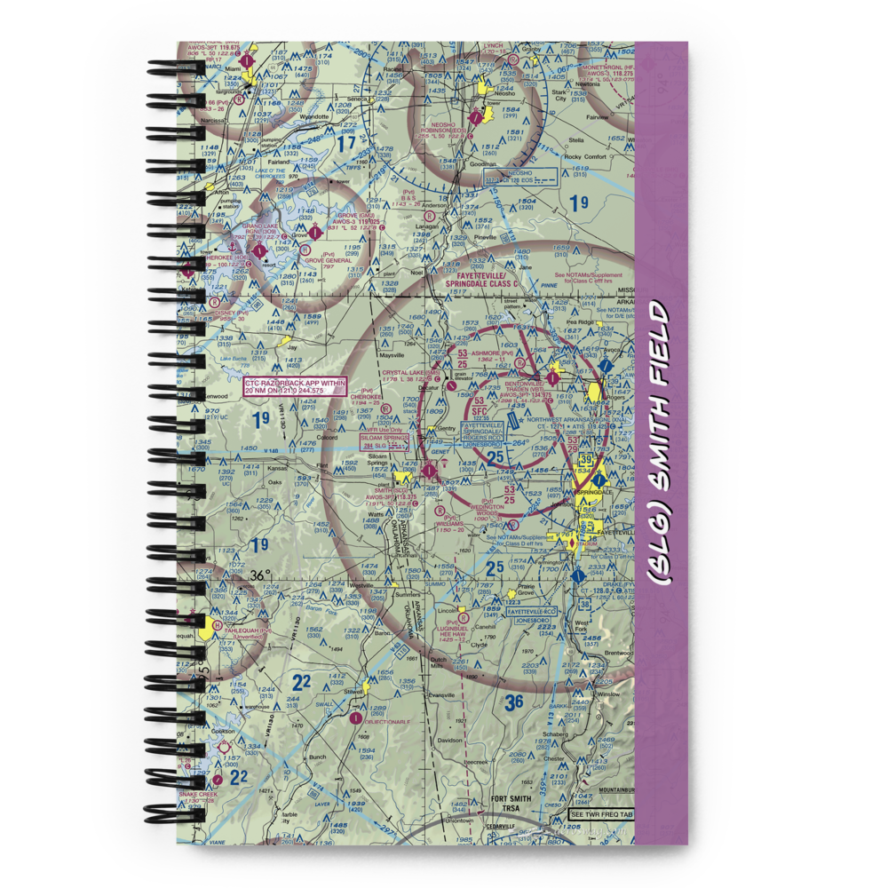 Smith Field (SLG) VFR Sectional Notebook 