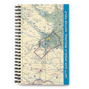 San Angelo Regional Mathis Field (SJT) VFR Sectional Notebook