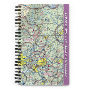 Rockingham County NC Shiloh Airport (SIF) VFR Sectional Notebook