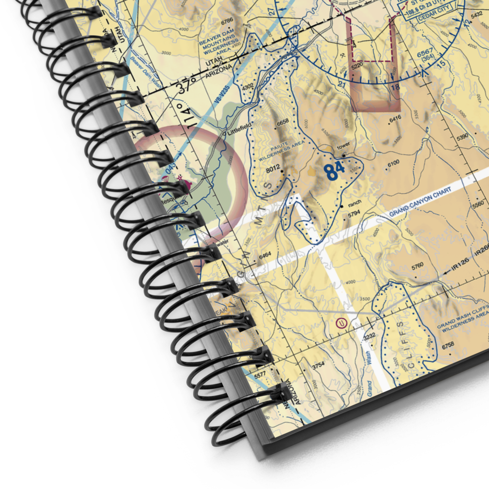 St George Municipal Airport (SGU) VFR Sectional Notebook 