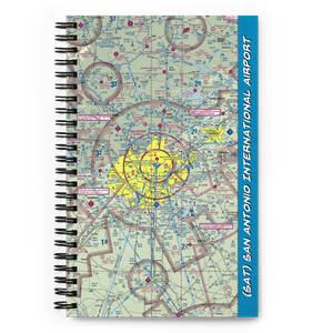 San Antonio International Airport (SAT) VFR Sectional Notebook