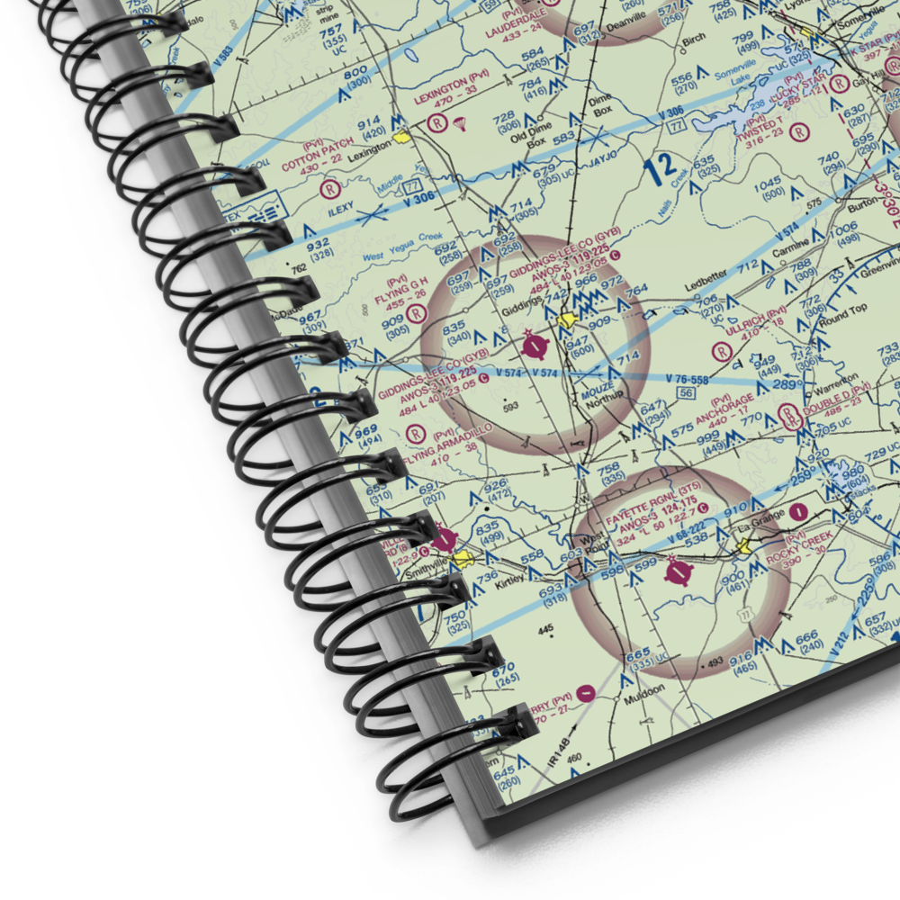 Caldwell Municipal Airport (RWV) VFR Sectional Notebook 
