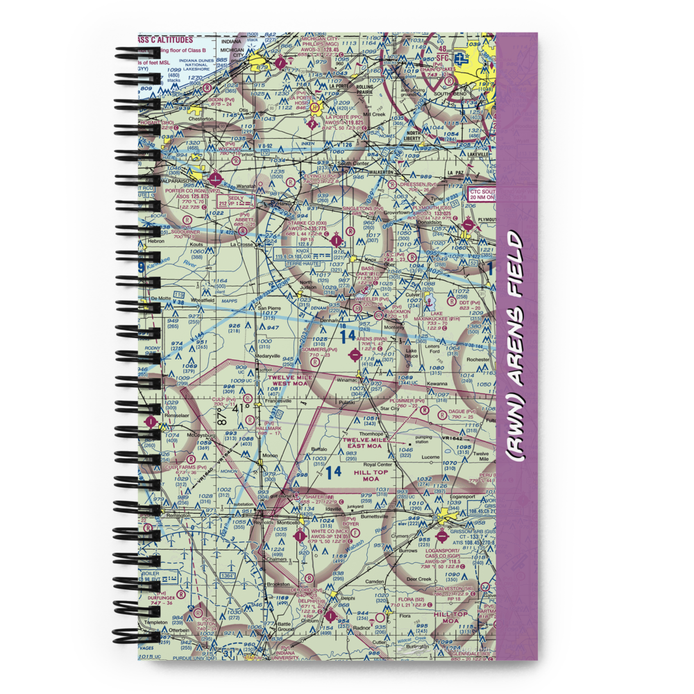 Arens Field (RWN) VFR Sectional Notebook 