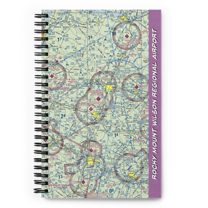 Rocky Mount Wilson Regional Airport (RWI) VFR Sectional Notebook