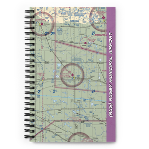 Rugby Municipal Airport (RUG) VFR Sectional Notebook