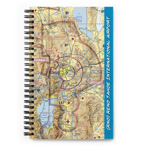 Reno Tahoe International Airport (RNO) VFR Sectional Notebook