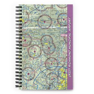 Richmond Municipal Airport (RID) VFR Sectional Notebook