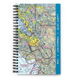 Reid-Hillview Airport of Santa Clara County (RHV) VFR Sectional Notebook