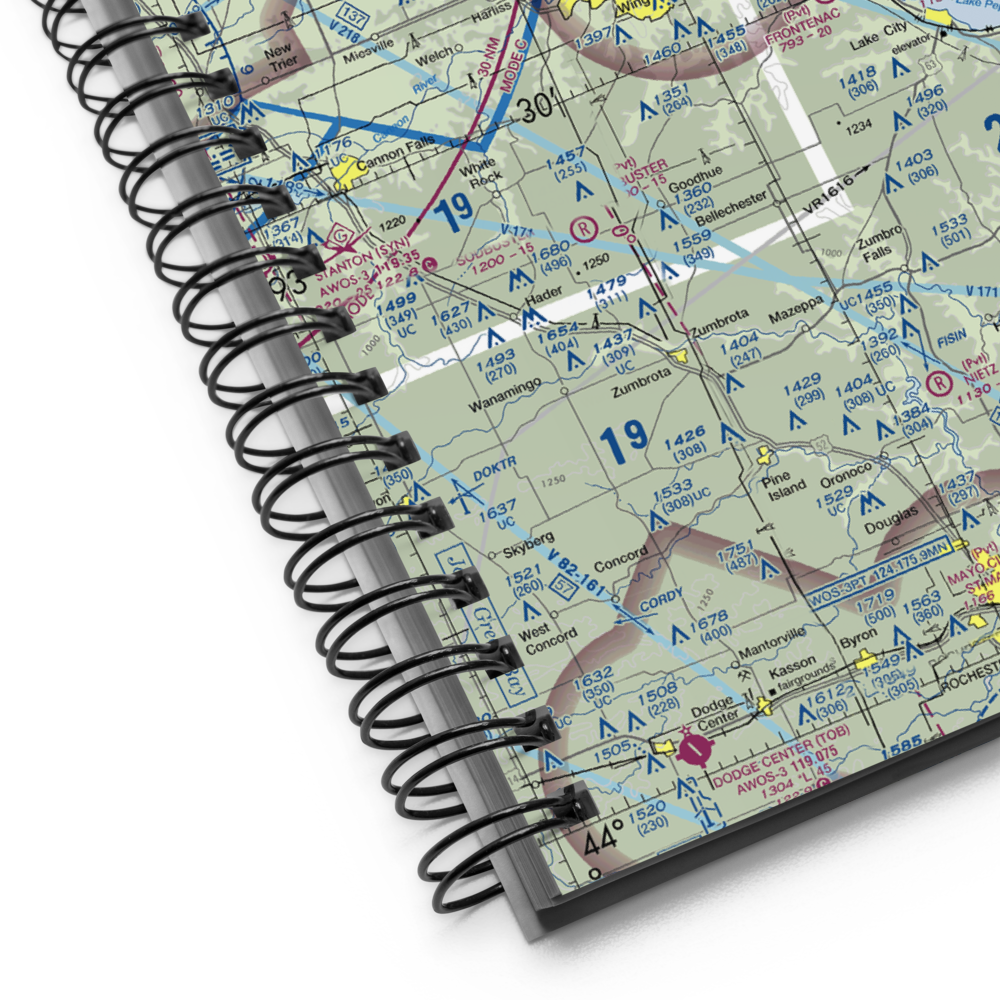 Red Wing Regional Airport (RGK) VFR Sectional Notebook 