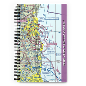 John H Batten Airport (RAC) VFR Sectional Notebook