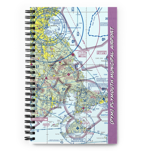 Plymouth Municipal Airport (PYM) VFR Sectional Notebook
