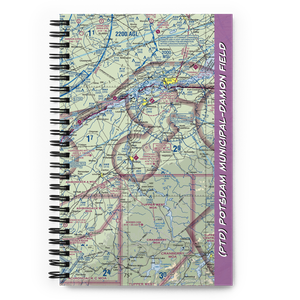 Potsdam Municipal-Damon field (PTD) VFR Sectional Notebook
