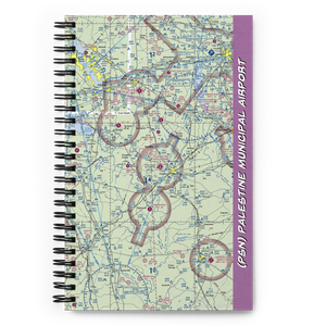 Palestine Municipal Airport (PSN) VFR Sectional Notebook