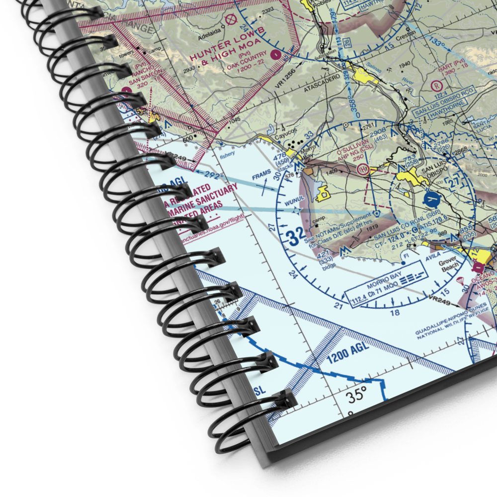Paso Robles Municipal Airport (PRB) VFR Sectional Notebook 