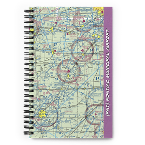 Pontiac Municipal Airport (PNT) VFR Sectional Notebook