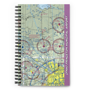 Princeton Municipal Airport (PNM) VFR Sectional Notebook