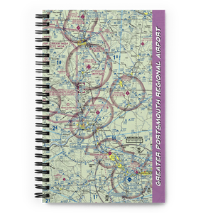 Greater Portsmouth Regional Airport (PMH) VFR Sectional Notebook