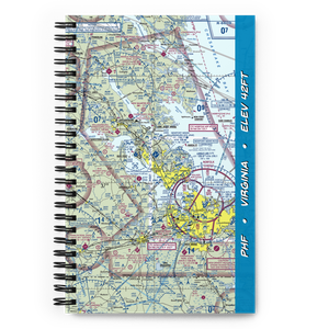 Newport News Williamsburg International Airport (PHF) VFR Sectional Notebook