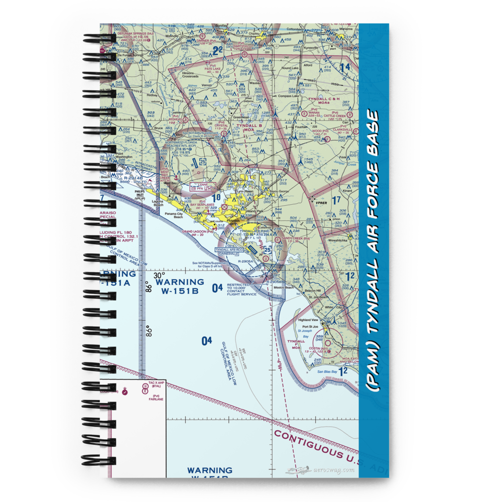 Tyndall Air Force Base (PAM) VFR Sectional Notebook 