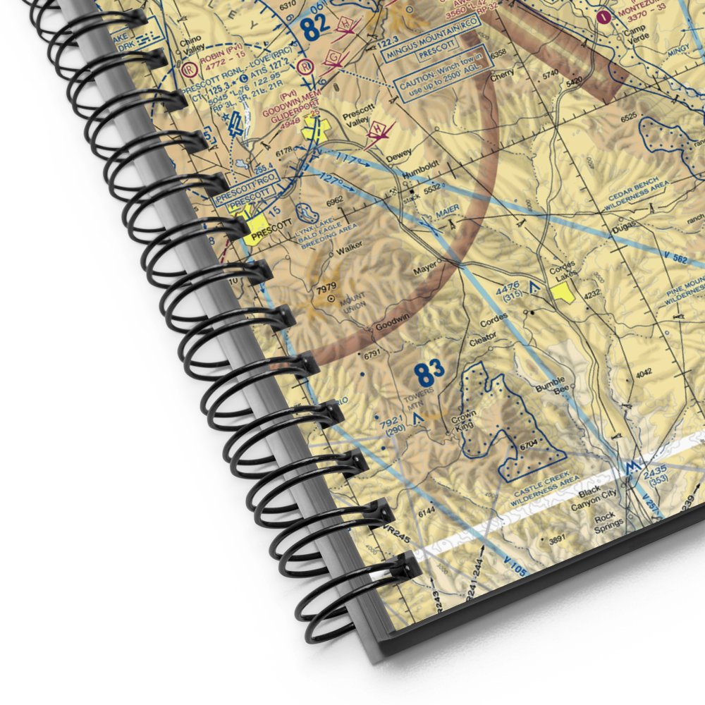 Cottonwood Airport (P52) VFR Sectional Notebook 