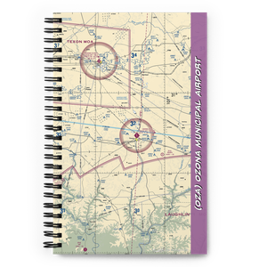 Ozona Municipal Airport (OZA) VFR Sectional Notebook