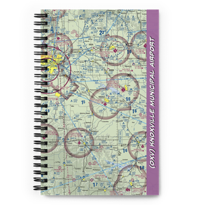 Knoxville Municipal Airport (OXV) VFR Sectional Notebook