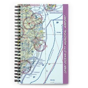 Ocean City Municipal Airport (OXB) VFR Sectional Notebook