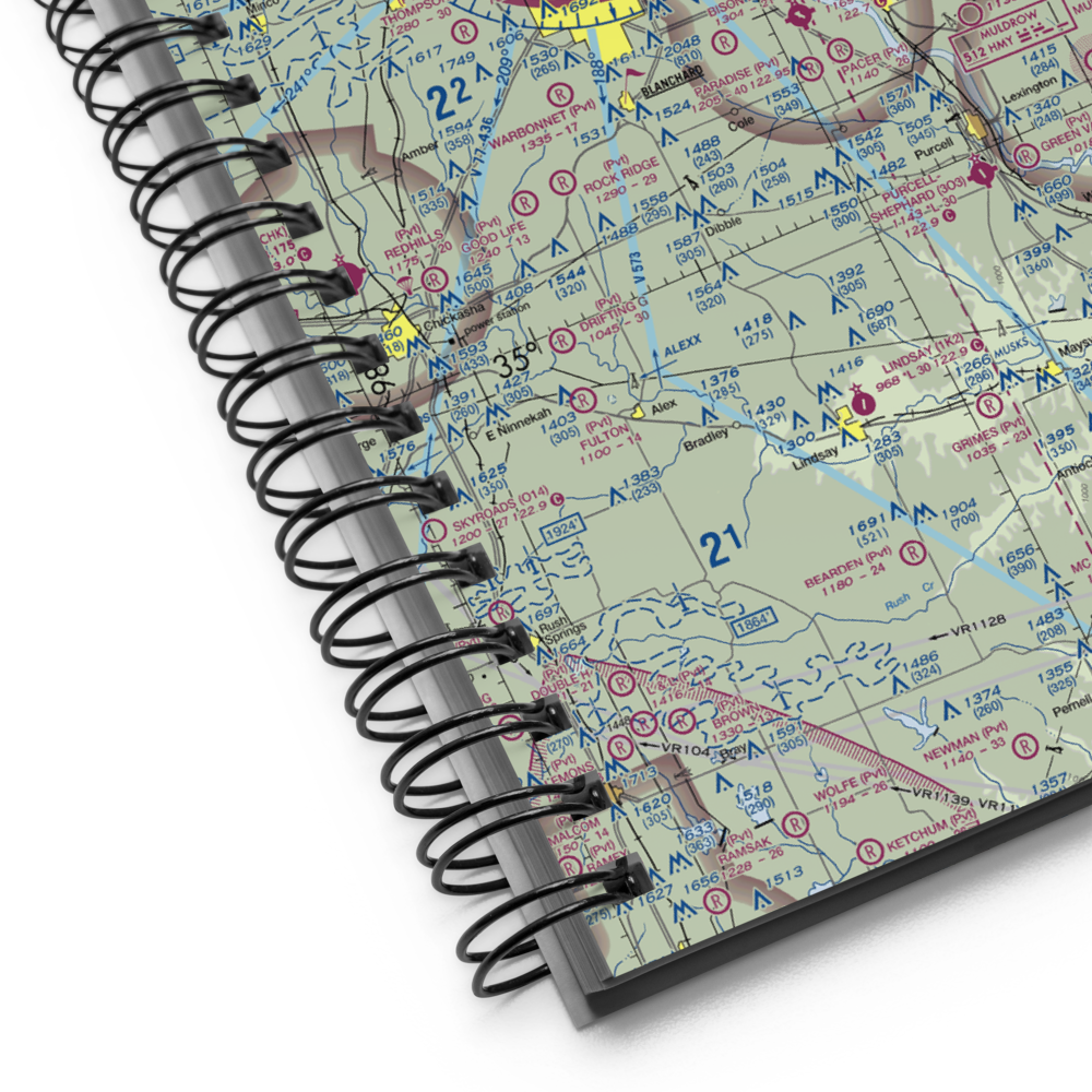University of Oklahoma Westheimer Airport (OUN) VFR Sectional Notebook 