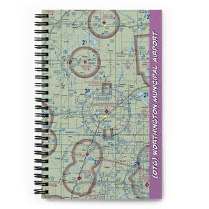 Worthington Municipal Airport (OTG) VFR Sectional Notebook