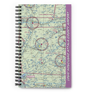 Kosciusko Attala County Airport (OSX) VFR Sectional Notebook