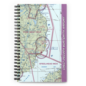 Oscoda Wurtsmith Airport (OSC) VFR Sectional Notebook