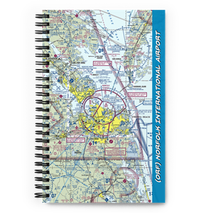 Norfolk International Airport (ORF) VFR Sectional Notebook