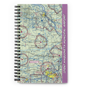 Maquoketa Municipal Airport (OQW) VFR Sectional Notebook