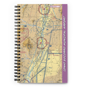 Socorro Municipal Airport (ONM) VFR Sectional Notebook