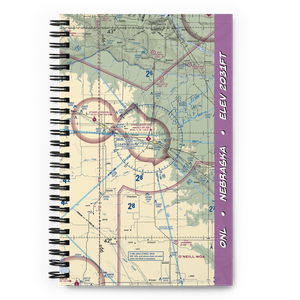 The O'Neill Municipal John L Baker Field (ONL) VFR Sectional Notebook