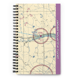 L M Clayton Airport (OLF) VFR Sectional Notebook