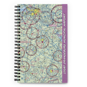 Orangeburg Municipal Airport (OGB) VFR Sectional Notebook