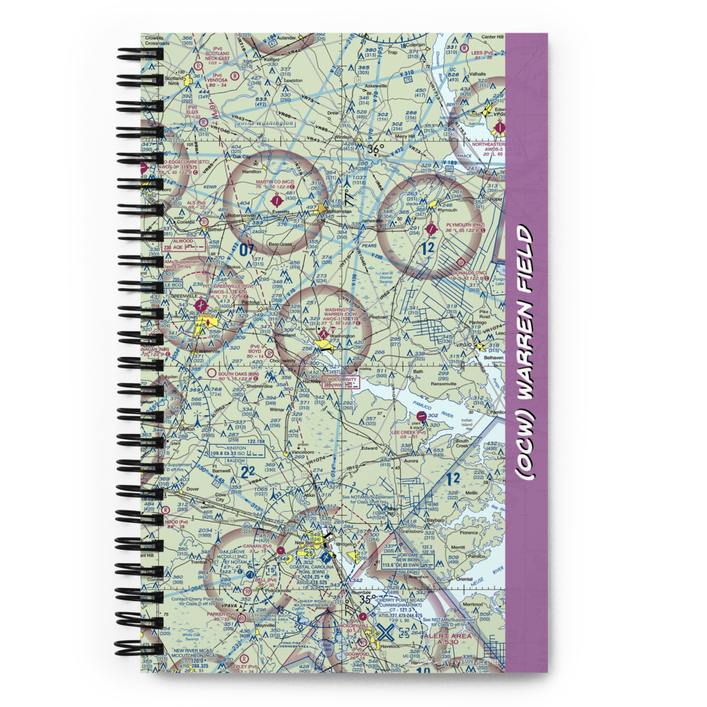 Warren Field (OCW) VFR Sectional Notebook 
