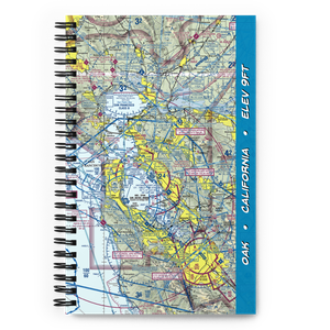 Metropolitan Oakland International Airport (OAK) VFR Sectional Notebook