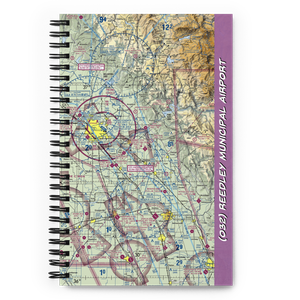Reedley Municipal Airport (O32) VFR Sectional Notebook