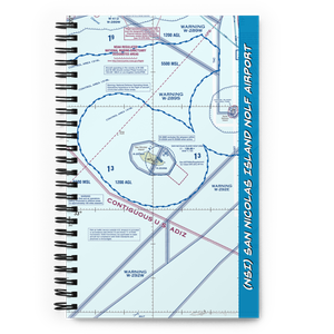 San Nicolas Island Nolf Airport (NSI) VFR Sectional Notebook