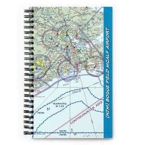 Bogue Field Mcalf Airport (NJM) VFR Sectional Notebook