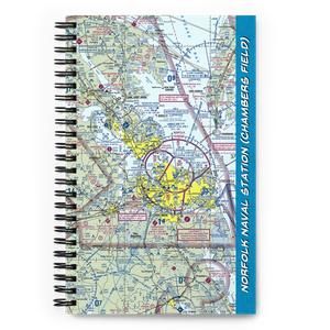 Norfolk Naval Station (Chambers Field) (NGU) VFR Sectional Notebook