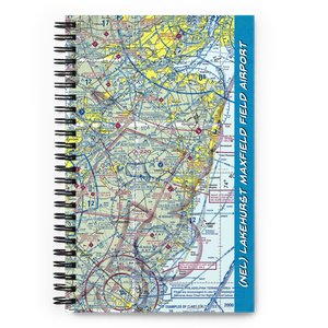 Lakehurst Maxfield Field Airport (NEL) VFR Sectional Notebook
