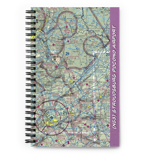 Stroudsburg Pocono Airport (N53) VFR Sectional Notebook