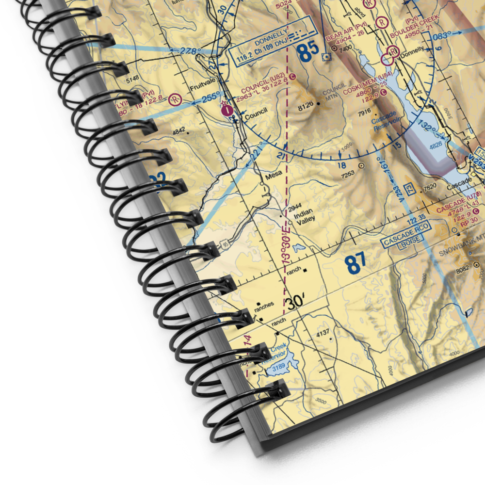 McCall Municipal Airport (MYL) VFR Sectional Notebook 