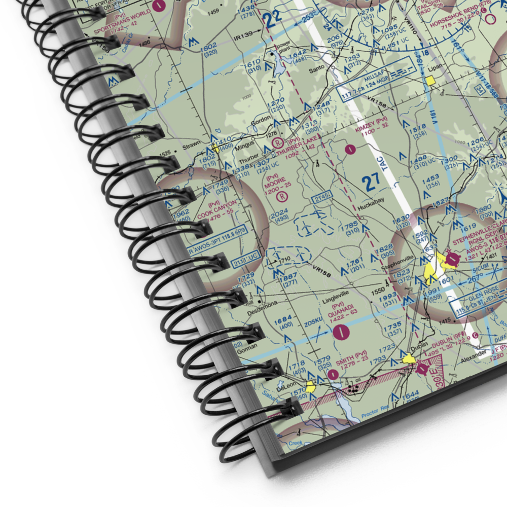 Mineral Wells Airport (MWL) VFR Sectional Notebook 