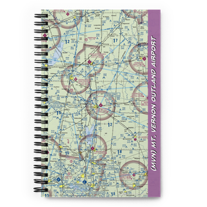 Mt. Vernon Outland Airport (MVN) VFR Sectional Notebook