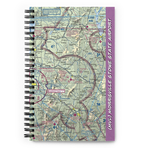 Morrisville Stowe State Airport (MVL) VFR Sectional Notebook