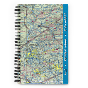 Muir Army Air Field (Fort Indiantown Gap) Airport (MUI) VFR Sectional Notebook